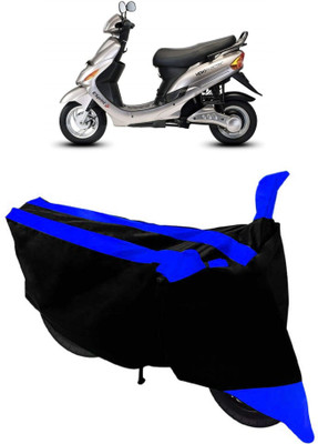 ABORDABLE Two Wheeler Cover for Hero(E Sprint, Blue, Black)