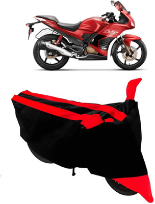 ABORDABLE Waterproof Two Wheeler Cover for Hero(Karizma ZMR, Red, Black)