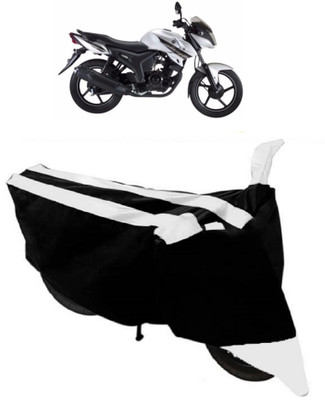 ABORDABLE Waterproof Two Wheeler Cover for Yamaha(SZ-S, White, Black)