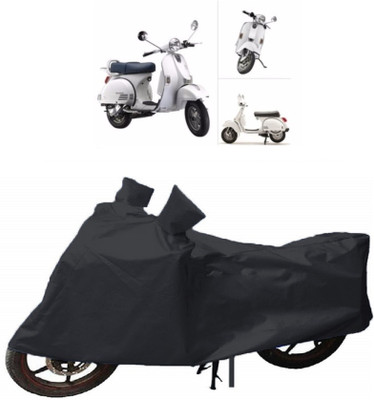 GANPRA Two Wheeler Cover for LML(Star Euro, Black)