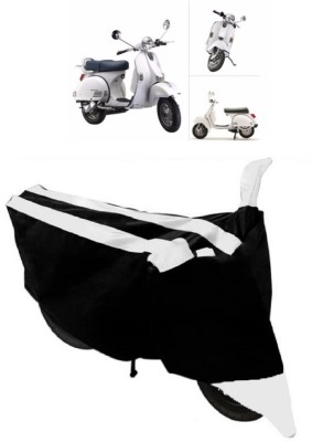 ABORDABLE Waterproof Two Wheeler Cover for LML(Star Euro, White, Black)