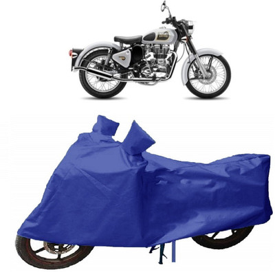 THE RAL ARV Waterproof Two Wheeler Cover for Royal Enfield(Classic 500, Blue)