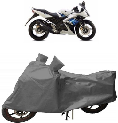 ABORDABLE Two Wheeler Cover for Yamaha(YZF R15 S, Grey)