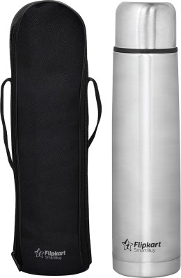 [ Buy 4 @ 374 Each ] Flipkart SmartBuy Flip Flask 1000ml 1000 ml Flask  (Pack of 1, Silver, Steel)