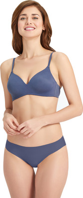 Amante Women Full Coverage Lightly Padded Bra(Blue)