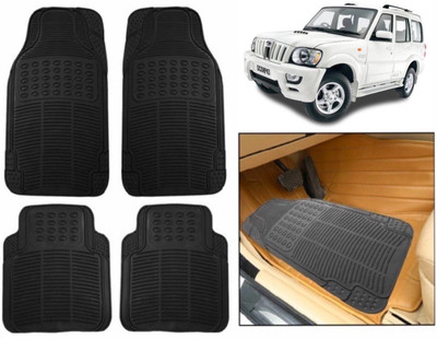 CARMART Rubber Standard Mat For  Mahindra Scorpio(Black)