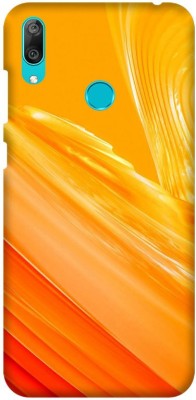 Crafto Rama Back Cover for Huawei Y7 Prime (2019), DUB-LX3, Abstract, Yellow,...