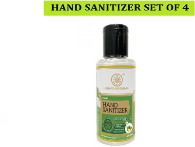 KHADI NATURAL  4 set Hand Sanitizer Bottle(4 x 100 ml)
