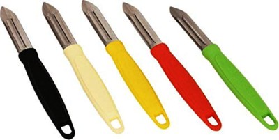 Glare glare fruit & vegetables peeling knife Straight Peeler Set(Multicolor Pack of 5)