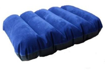 SK STORE Air Solid Travel Pillow Pack of 1(Blue)