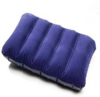 SIOPAWORLD Air Solid Travel Pillow Pack of 1(Blue)