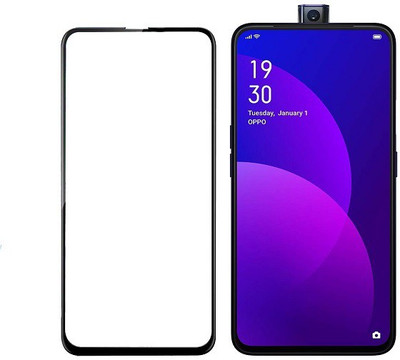 HOBBYTRONICS Edge To Edge Tempered Glass for Oppo F11 Pro(Pack of 1)