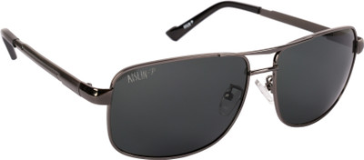 Aislin Wayfarer, Rectangular Sunglasses(Grey)