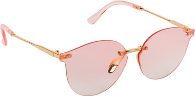 Aislin Oval Sunglasses(Pink)
