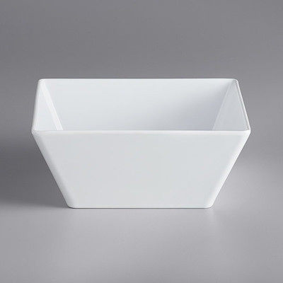 TAGROCK Melamine Serving Bowl Melamine Square Big Serving Bowl Size 10'' inch & 4.5ltr Capacity(Pack of 1, White)