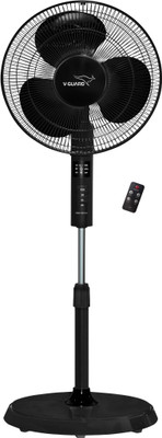 V-Guard Esfera Remote(Black) 400 mm 3 Blade Pedestal Fan(Black, Pack of 1)