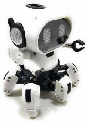 Tenmar Musical 09 Future Car BUMP ‘N’ GO Toy With 360 Degree Rotation & 4D Lights193(White)