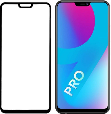 HOBBYTRONICS Edge To Edge Tempered Glass for Vivo V9 Pro(Pack of 1)