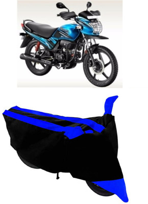 ABORDABLE Waterproof Two Wheeler Cover for Hero(Passion Pro TR, Blue, Black)