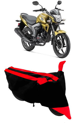 THE REAL ARV Waterproof Two Wheeler Cover for Honda(CB Trigger, Red, Black)