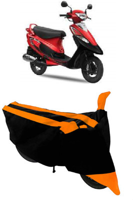 ABORDABLE Waterproof Two Wheeler Cover for Indus(Yo Spark, Orange, Black)