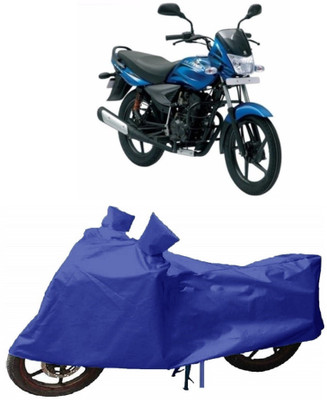 THE RAL ARV Two Wheeler Cover for Bajaj(Platina 100 DTS-i, Blue)