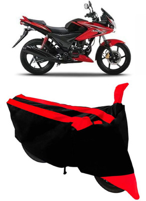 GANPRA Two Wheeler Cover for Honda(CBF Stunner, Black, Red)