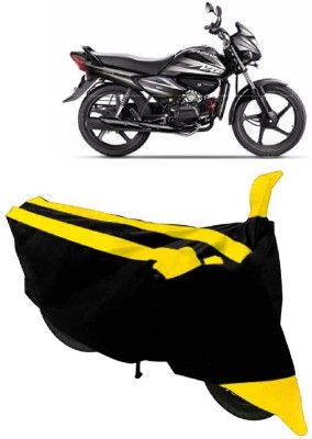 ABORDABLE Waterproof Two Wheeler Cover for Hero(Splendor NXG, Yellow, Black)