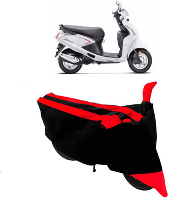HEMSKAR Two Wheeler Cover for Hero(Pleasure, Red, Black)