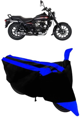 ABORDABLE Two Wheeler Cover for Bajaj(Avenger 220 Street, Blue, Black)