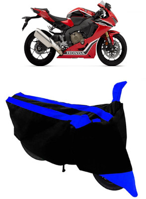 GANPRA Two Wheeler Cover for Honda(CBR 1000RR, Black, Blue)