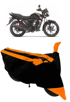 ABORDABLE Two Wheeler Cover for Suzuki(Sling Shot Plus, Orange, Black)