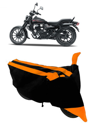HEMSKAR Two Wheeler Cover for Bajaj(Avenger 150 Street, Orange, Black)