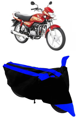 AutoGalaxy Waterproof Two Wheeler Cover for Hero(HF Deluxe, Blue, Black)