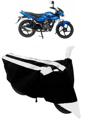 THE REAL ARV Two Wheeler Cover for Bajaj(XCD 125cc, White, Black)