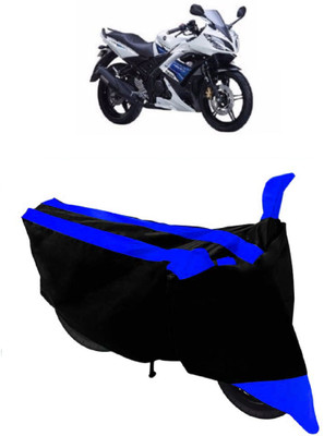 THE REAL ARV Waterproof Two Wheeler Cover for Yamaha(R15, Blue, Black)