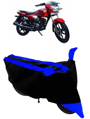GANPRA Two Wheeler Cover for TVS(Phoenix 125, Black, Blue)