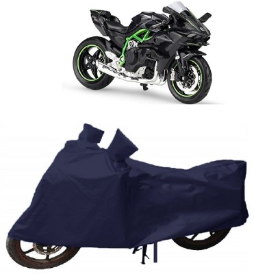 GANPRA Two Wheeler Cover for Kawasaki(Ninja, Blue)