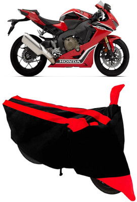 GANPRA Two Wheeler Cover for Honda(CBR 1000RR, Black, Red)
