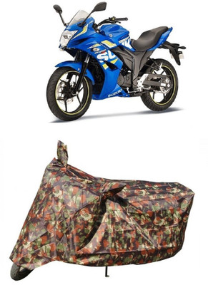 AutoGalaxy Waterproof Two Wheeler Cover for Suzuki(Gixxer SF, Multicolor)