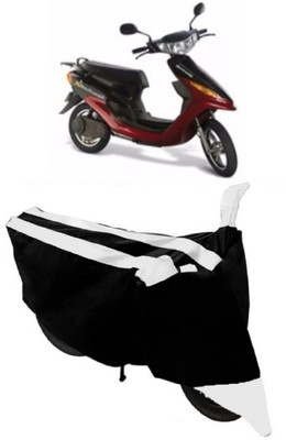 THE REAL ARV Waterproof Two Wheeler Cover for Indus(Yo Electron, White, Black)