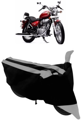 GANPRA Two Wheeler Cover for Royal Enfield(Twin spark, Black, Grey)