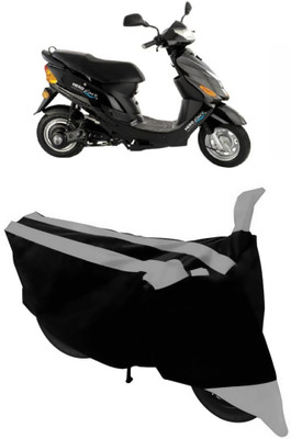 HEMSKAR Two Wheeler Cover for Hero(Electric Zippy, Grey, Black)