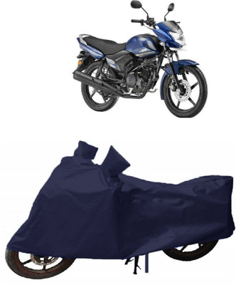 SHOPLINK Two Wheeler Cover for Yamaha(Saluto, Blue)