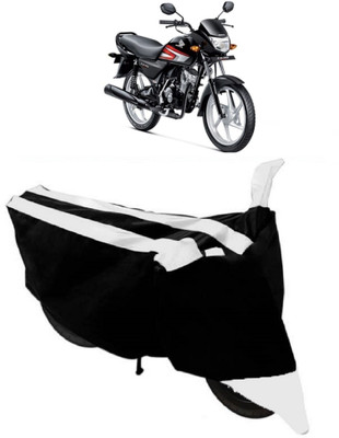 THE REAL ARV Two Wheeler Cover for Honda(CD 110 Dream, White, Black)