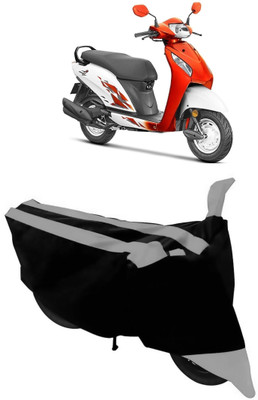 THE REAL ARV Two Wheeler Cover for Honda(Activa i, Grey, Black)