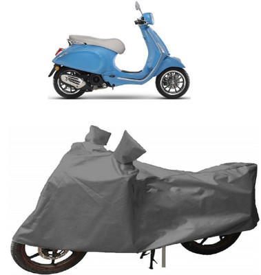 ABORDABLE Two Wheeler Cover for Piaggio(Vespa, Grey)