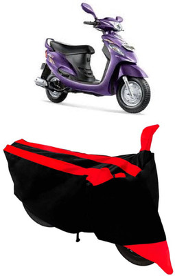 THE REAL ARV Two Wheeler Cover for Mahindra(Rodeo, Red, Black)