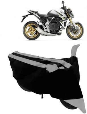ABORDABLE Waterproof Two Wheeler Cover for Honda(CB 1000R, Grey, Black)