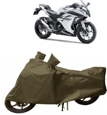 THE RAL ARV Waterproof Two Wheeler Cover for Kawasaki(Ninja 300, Green)
